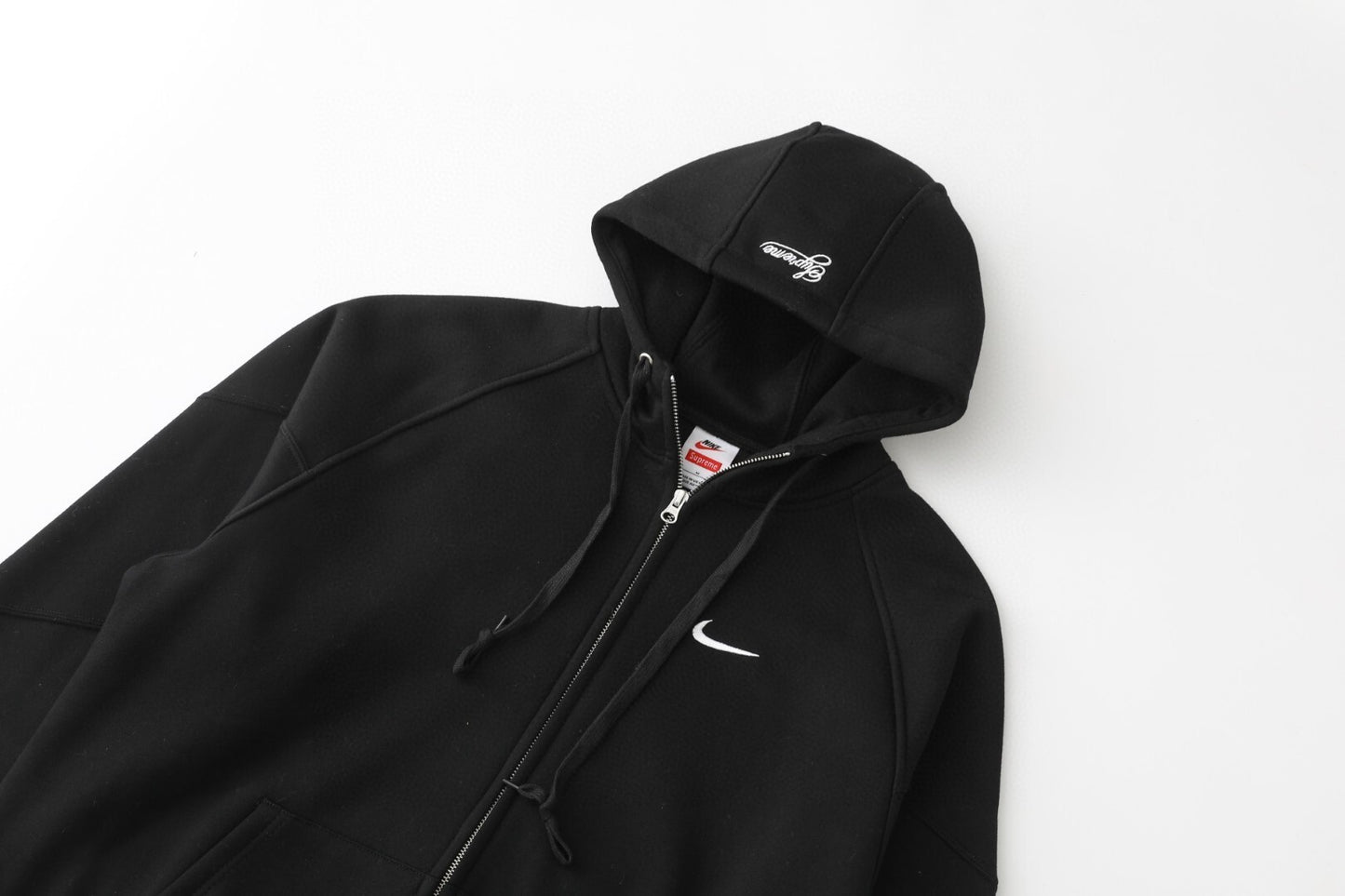 Nike x Supreme Zip Hoodie Black