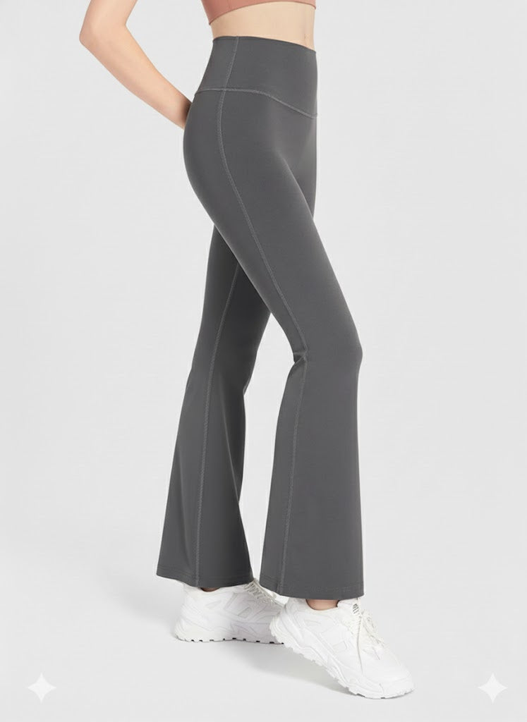lululemon® High-Waist Flared Yoga Pants – Moisture-Wicking & Bare Feel
