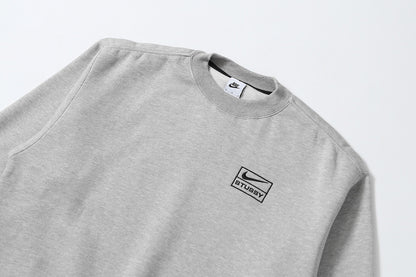 Nike x Stüssy Crewneck Sweatshirt  Grey