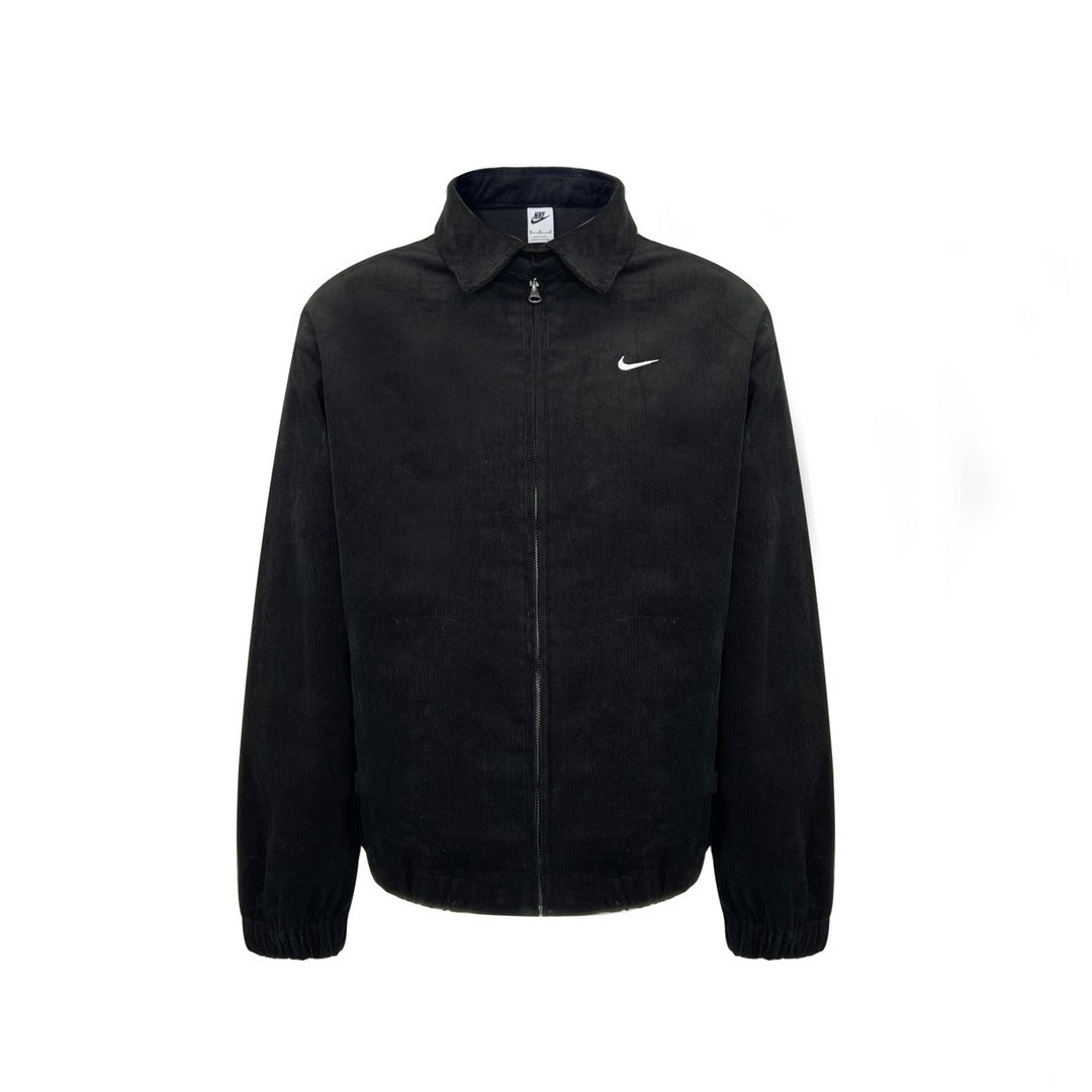 Nike Corduroy Zip Jacket  Black