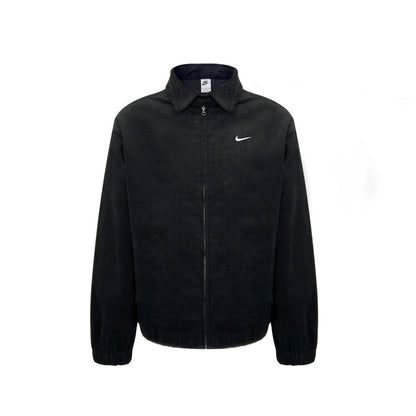 Nike Corduroy Zip Jacket  Black