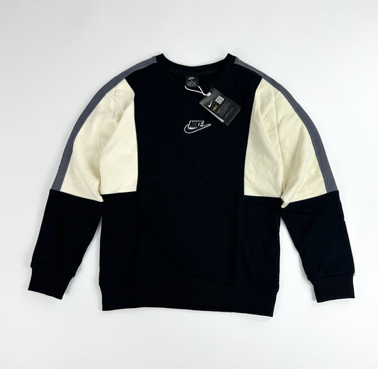 Nike Sportswear Crewneck Sweatshirt  Black/Cream/Grey