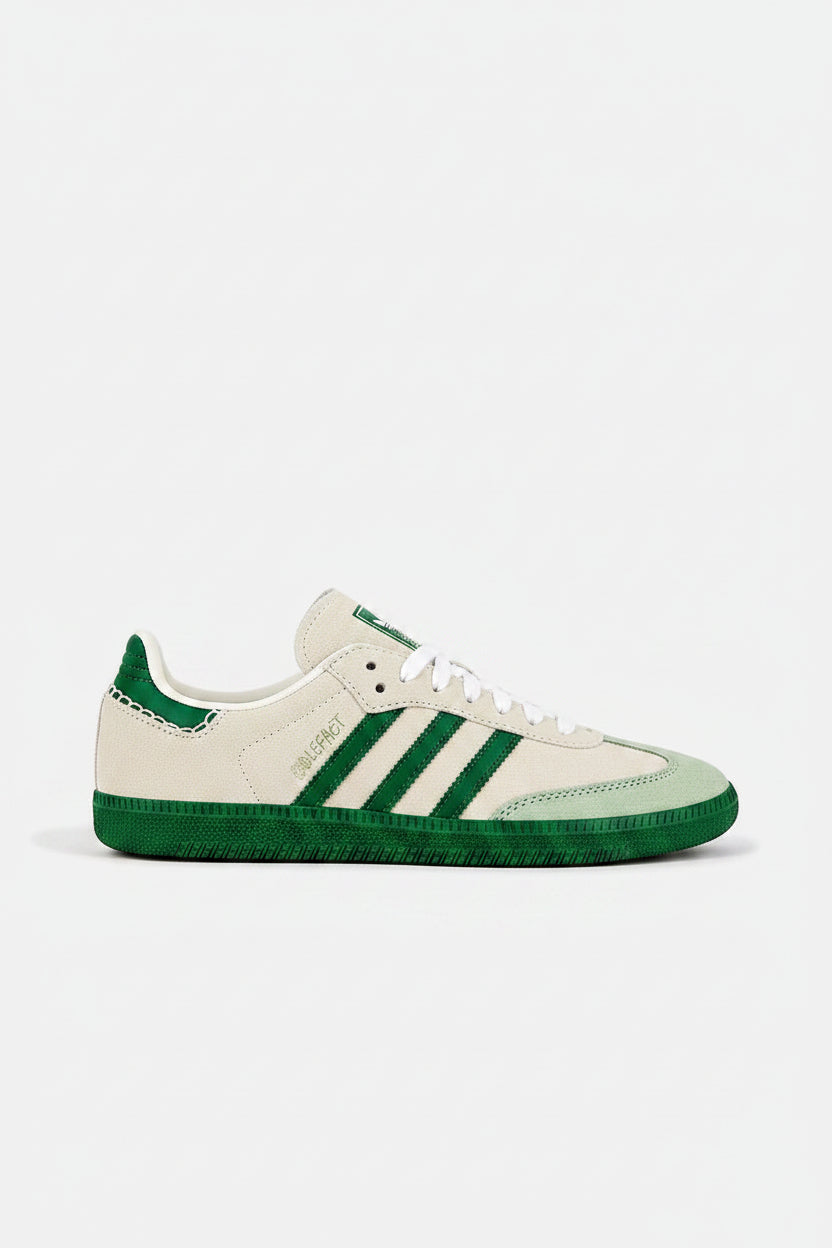 Adidas Samba Green x Stussy