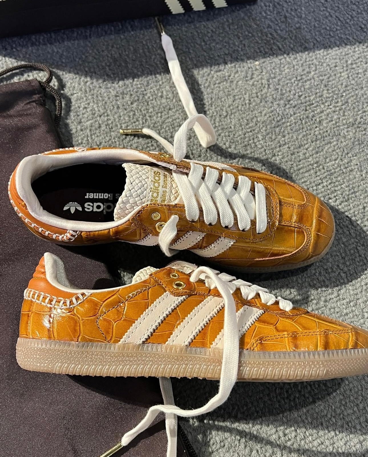 Wales Bonner x adidas Samba OG 'Croc - Night Brown'