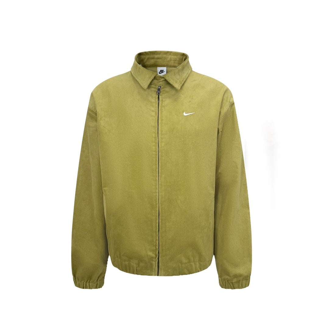Nike Corduroy Zip Jacket Olive Green
