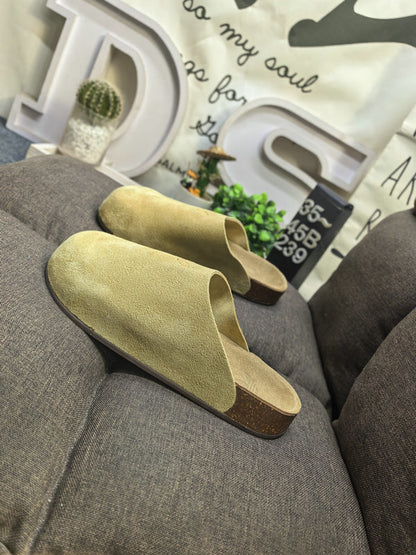 Suede Mules Adidas  Samba– Sand Beige