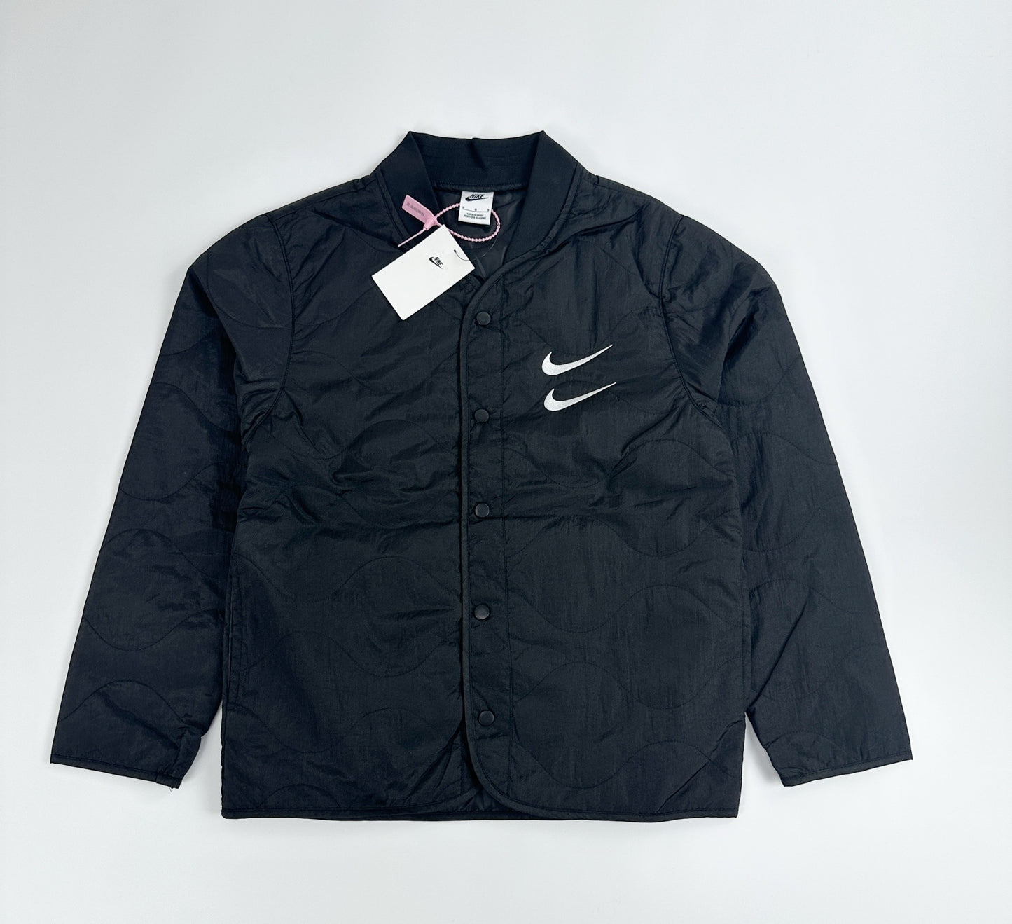 Nike Double Swoosh Quilted Jacket  Black