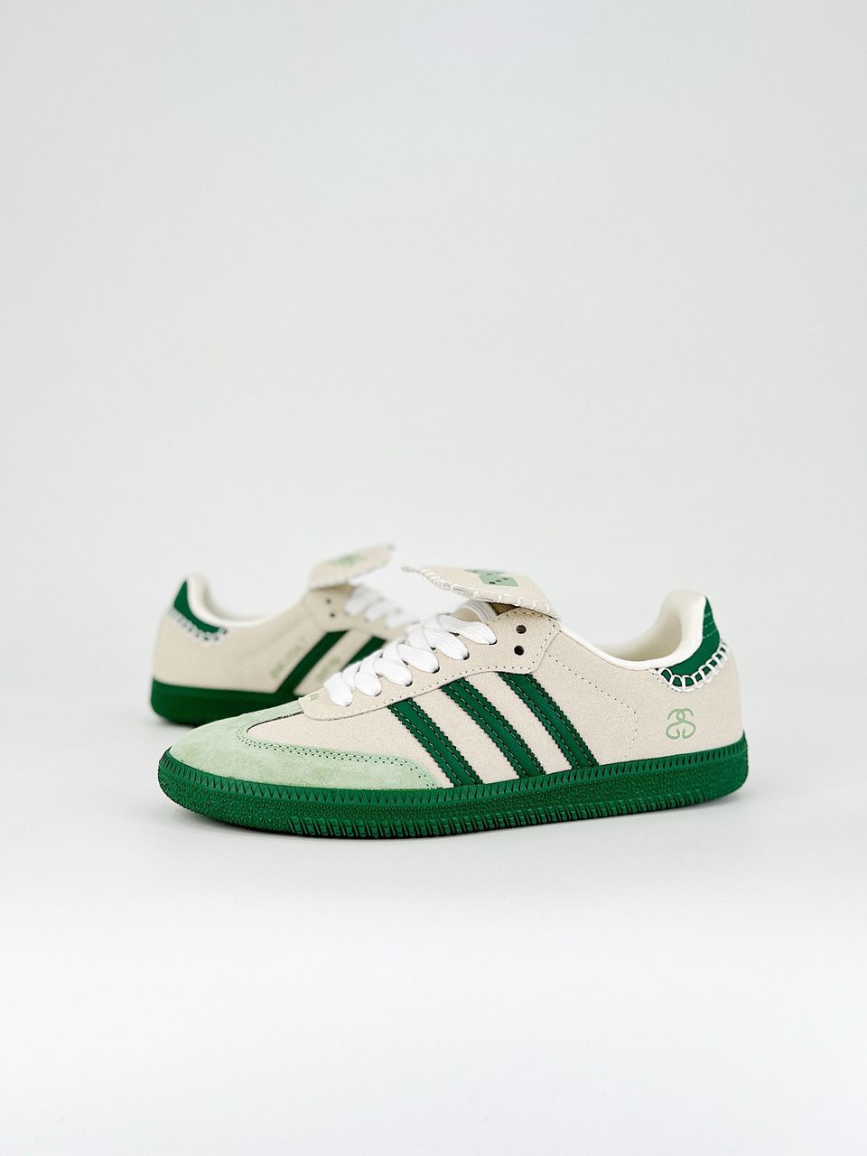 Adidas Samba Green x Stussy