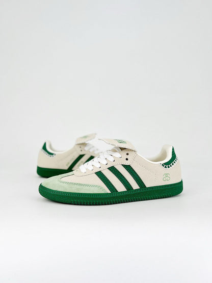 Adidas Samba Green x Stussy