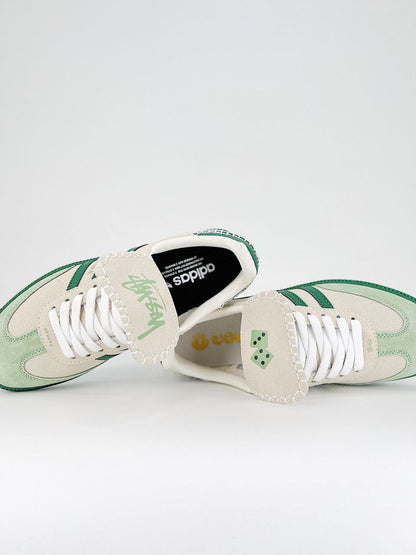 Adidas Samba Green x Stussy