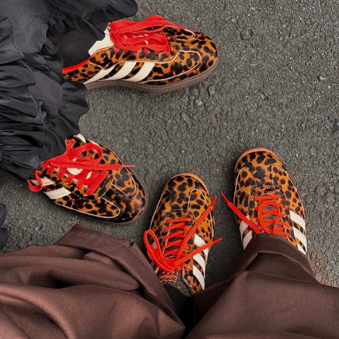 Adidas Samba OG Preloved Red Leopard