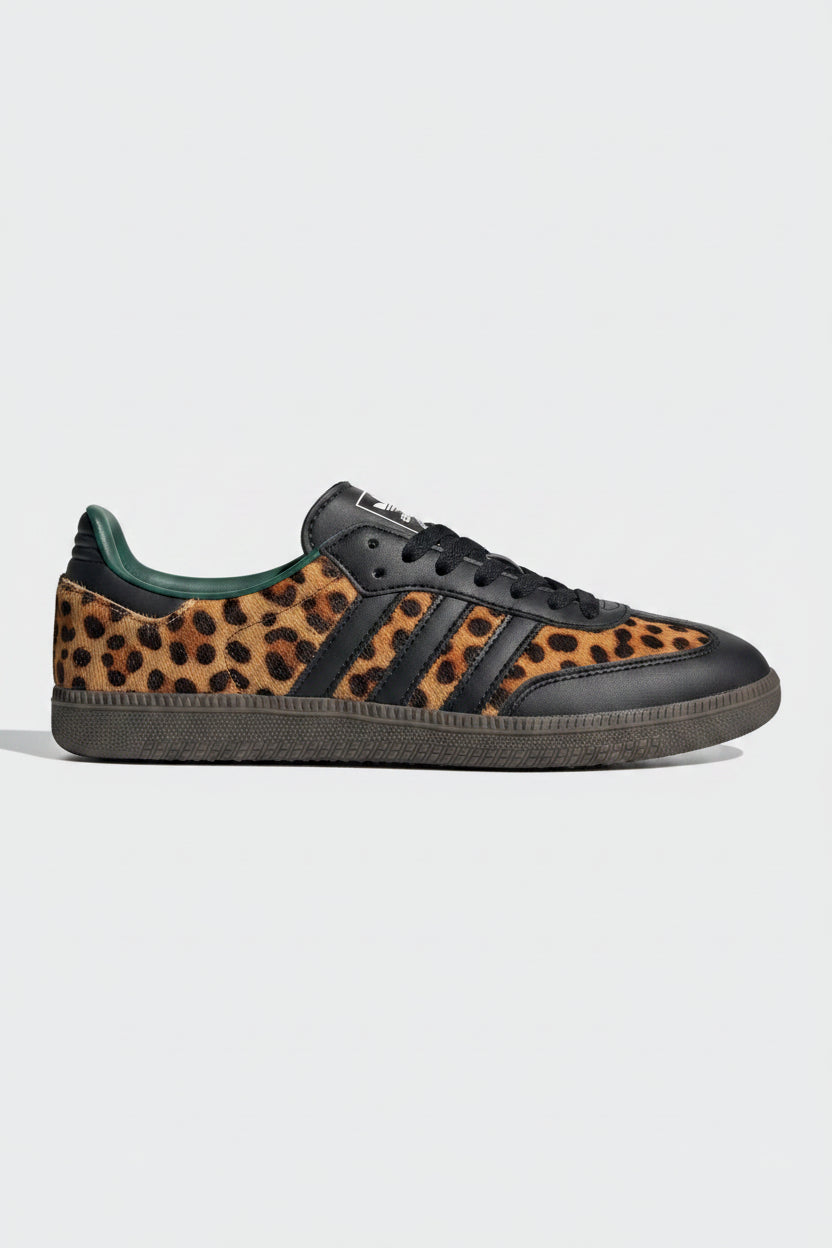 Adidas Samba leopard - Collegiate Green 2025