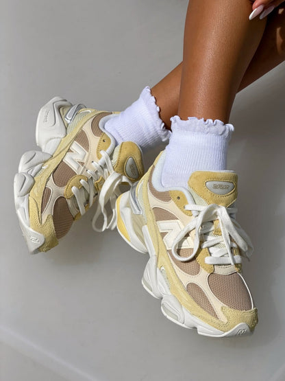 New Balance 9060 — Beige/Yellow