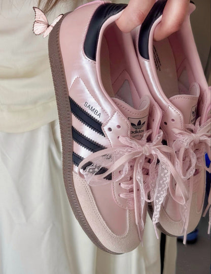 Adidas Samba — Pearlescent Pink
