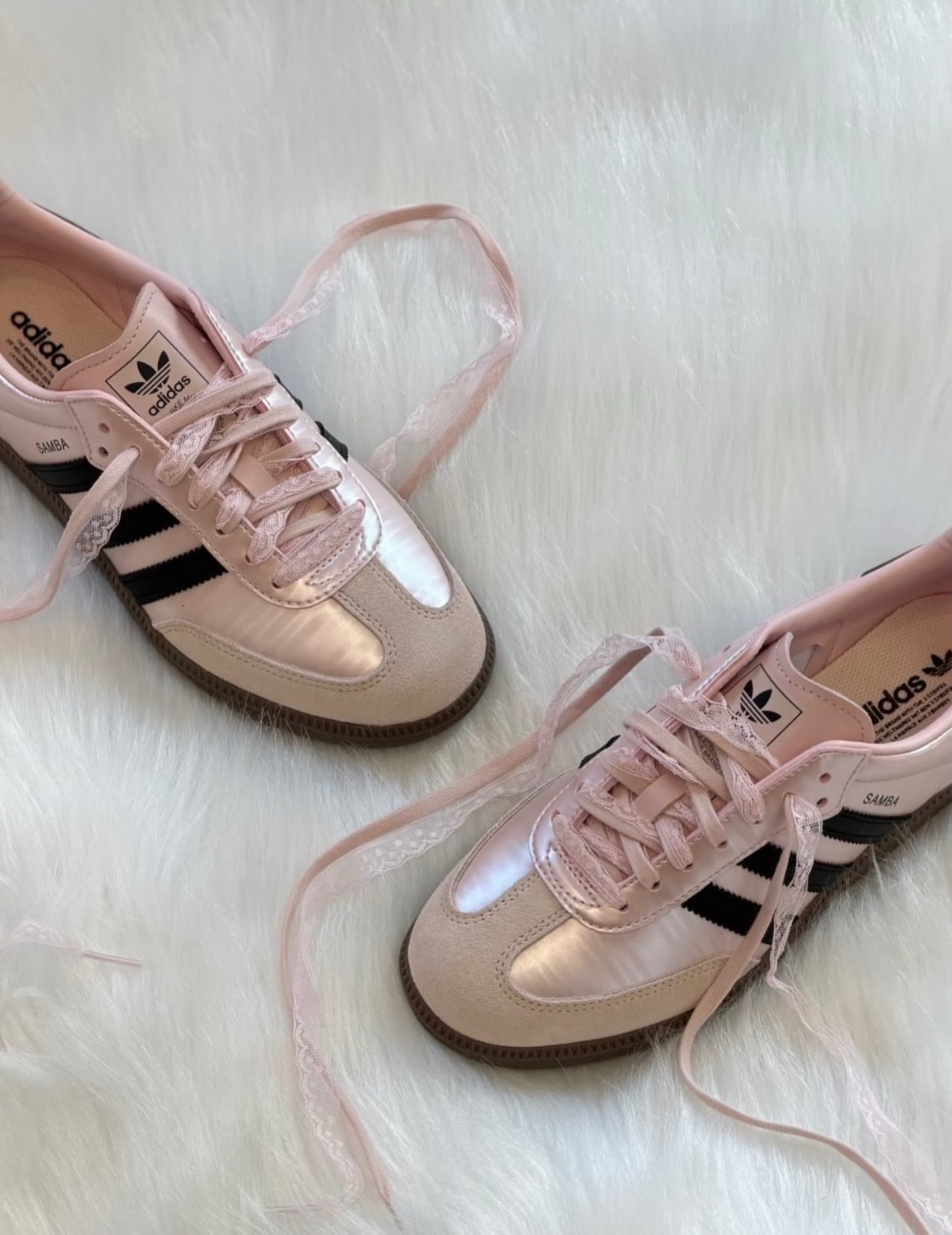 Adidas Samba — Pearlescent Pink