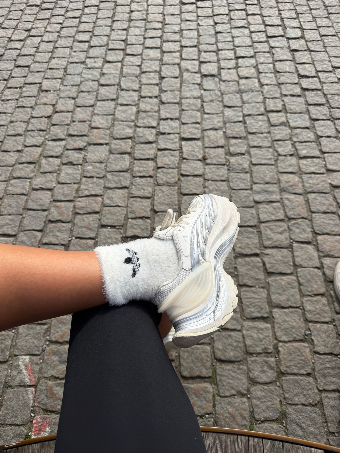Adidas — White Chunky Sneaker