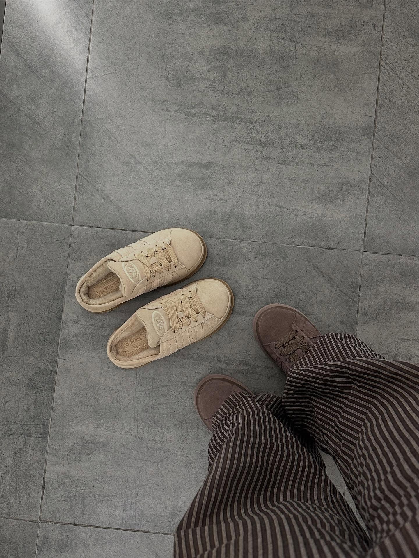 Adidas Campus Winter Mule Platform Marron