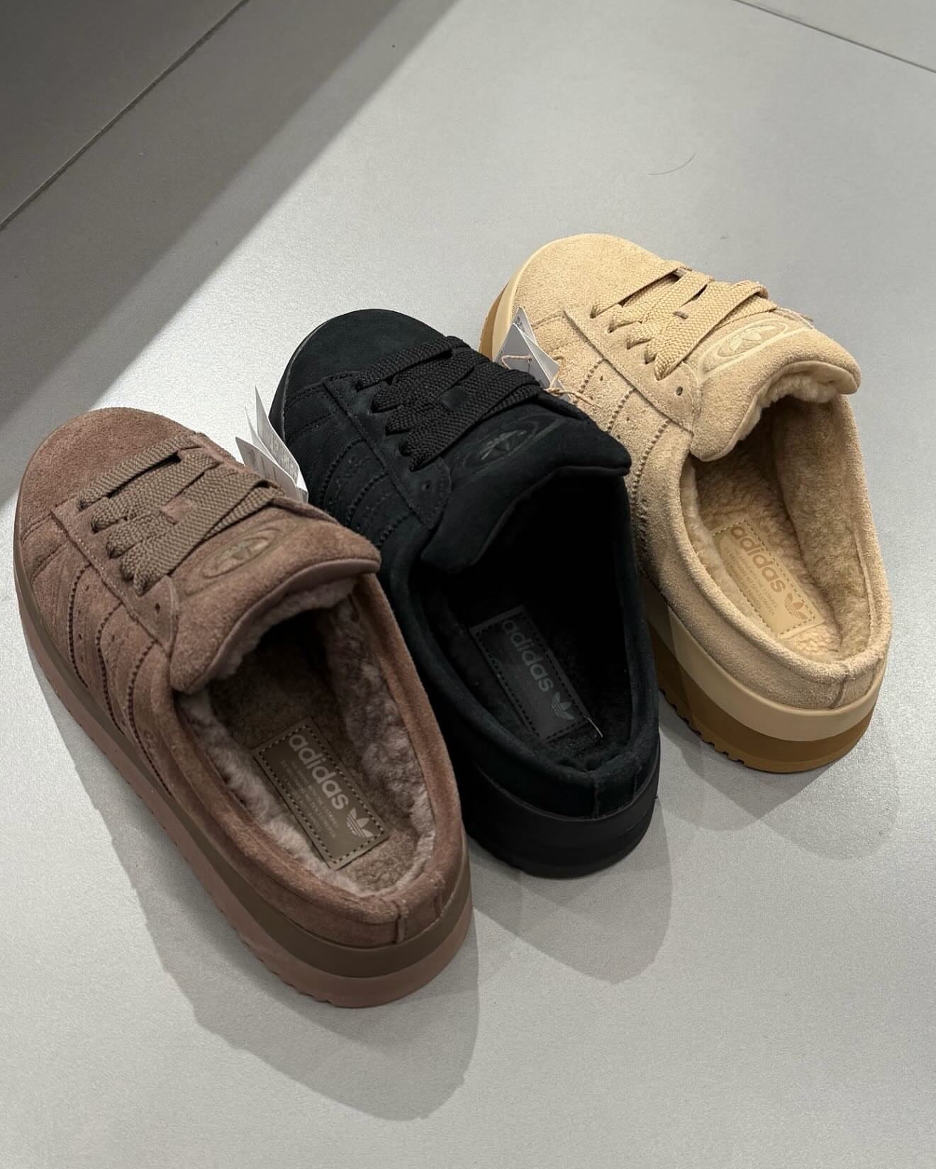 Adidas Campus Winter Mule Platform Black