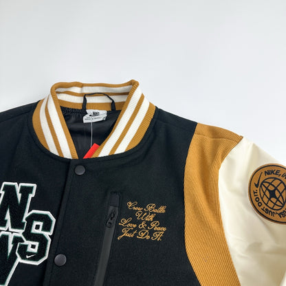 Nike NSW Varsity Jacket  Black & Cream