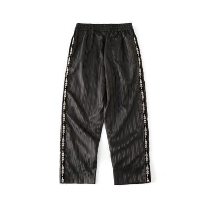 Nike x Stüssy Satin Track Pants  Black