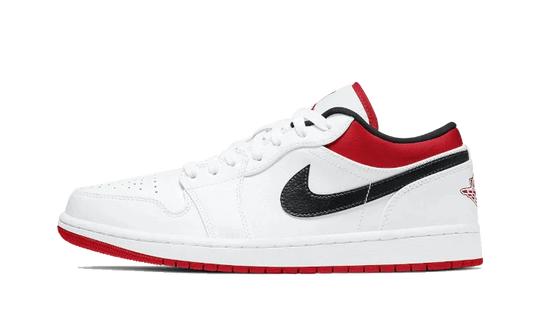 Air Jordan 1 Low White University Red Black