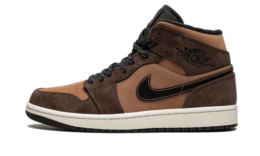 Air Jordan 1 Mid Earthy Brown