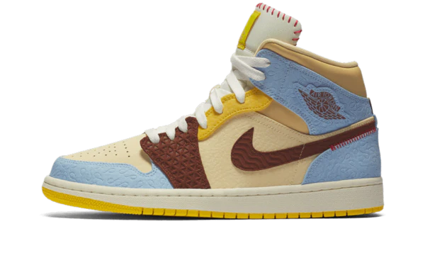 Air Jordan 1 Mid Fearless Maison Château Rouge