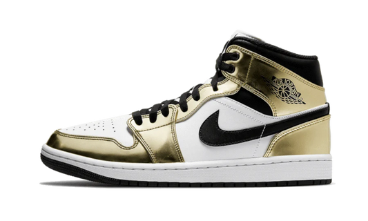 Air Jordan 1 Mid White Metallic Gold