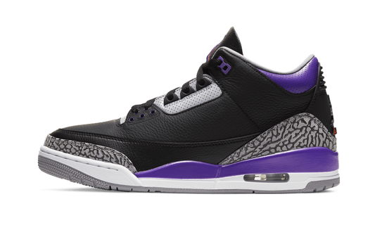 Air Jordan 3 Retro Black Court Purple