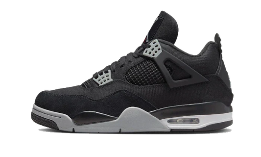 Air Jordan 4 Retro 'Black Canvas'