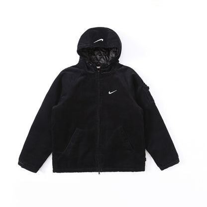 Nike Corduroy Hooded Jacket Black