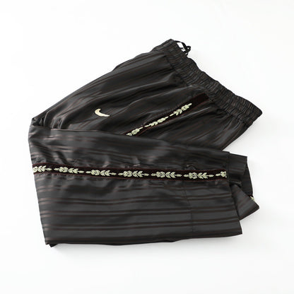 Nike x Stüssy Satin Track Pants  Black