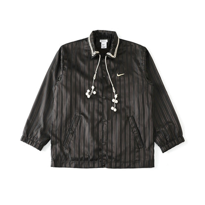 Nike x Stüssy Satin Coach Jacket Black