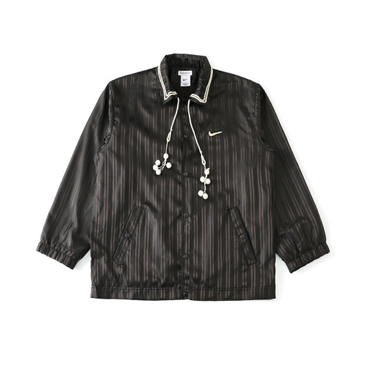 Nike x Stüssy Satin Coach Jacket Black