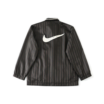 Nike x Stüssy Satin Coach Jacket Black
