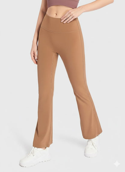 lululemon® High-Waist Flared Yoga Pants – Moisture-Wicking & Bare Feel