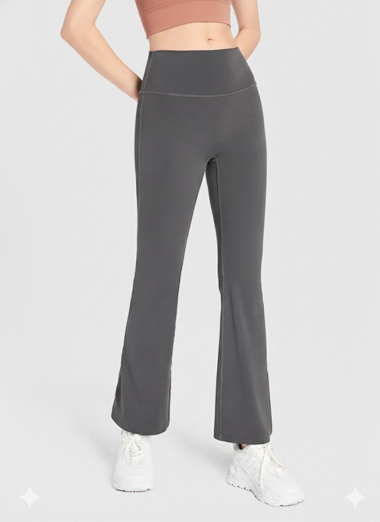 lululemon® High-Waist Flared Yoga Pants – Moisture-Wicking & Bare Feel